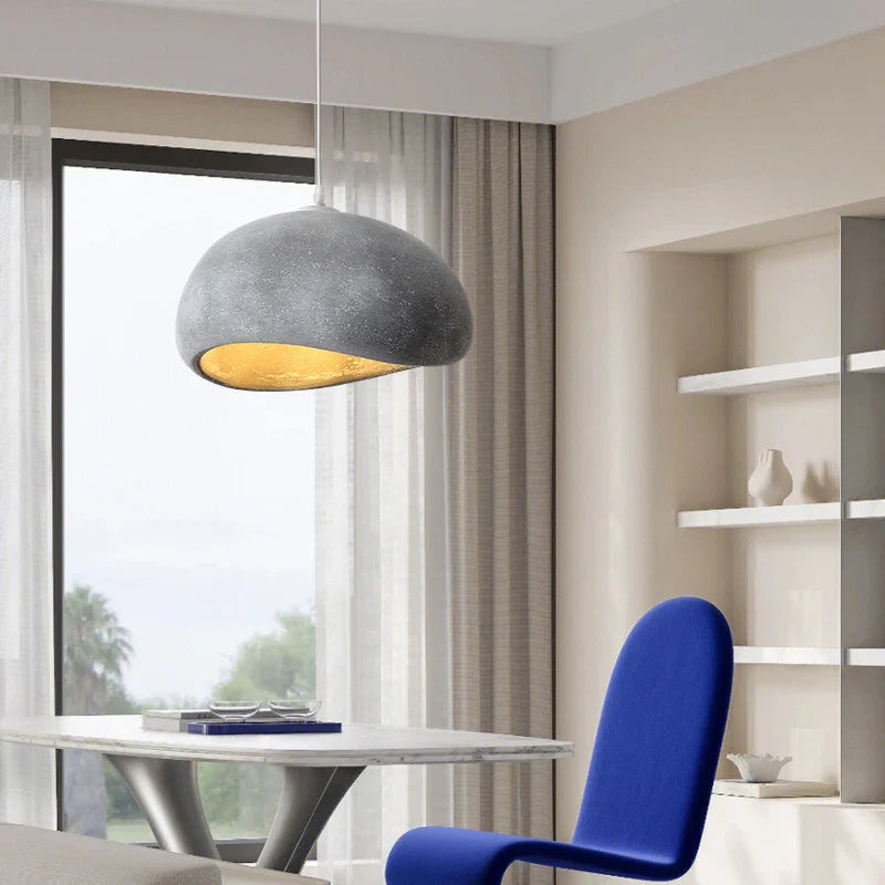 Afralia™ Minimalist Wabi Sabi Pendant Lamp LED Light for Home Decor