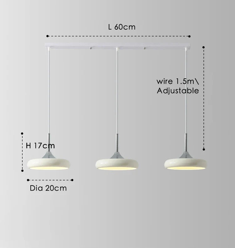 Afralia™ Modern Chrome Pendant Lights for Dining Room Kitchen Island Chandelier