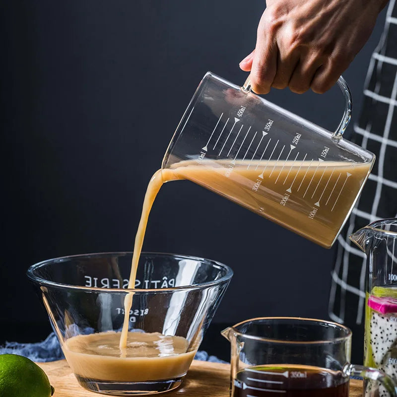 Afralia™ Heat-Resistant Glass Beaker Mug with Thickened Scale - 2022