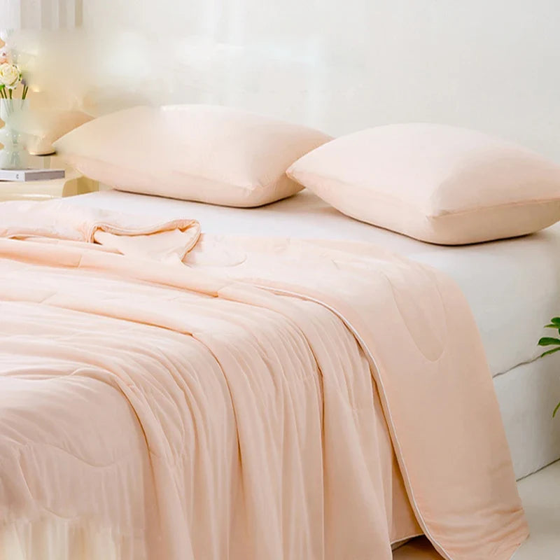 Afralia™ Silky Soft Air Condition Quilted Comforter | Cooling Blanket for Bed | Queen King