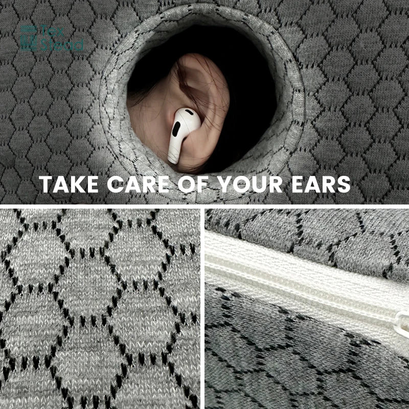 Afralia™ Ear Guard Pillow: Side Sleeper's Solution for CNH, O-Shaped Support Pillow