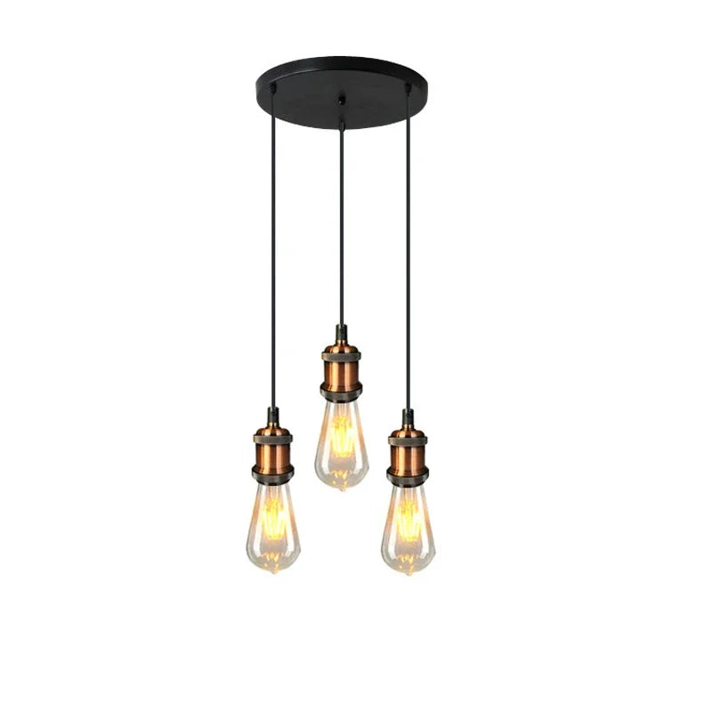 Afralia™ Vintage Industrial Retro Loft Pendant Light