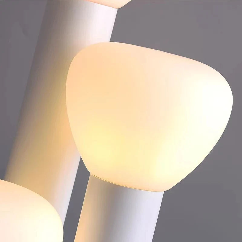 Afralia™ Parc Glass Table Lamp: Nordic Modern Minimalist Coloured Lamp for Living Room & Bedroom