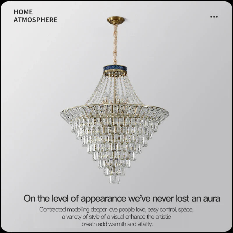 Afralia™ Crystal Duplex Chandelier: Modern & Elegant for Hotels, Villas, & Living Spaces