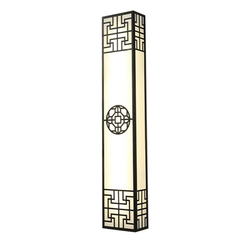 Afralia™ Zen Style Bedroom Wall Lamp Strip for Living Room Hotel Engineering