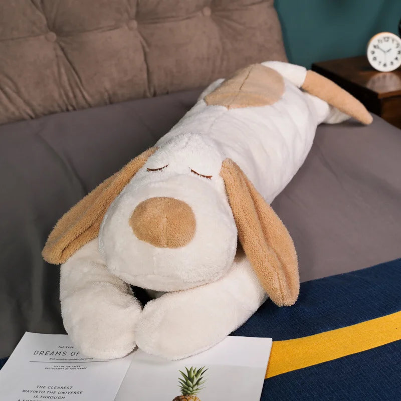 Afralia™ Paddy Dog Body Pillow for Side Sleeping Comfort and Pregnancy Support