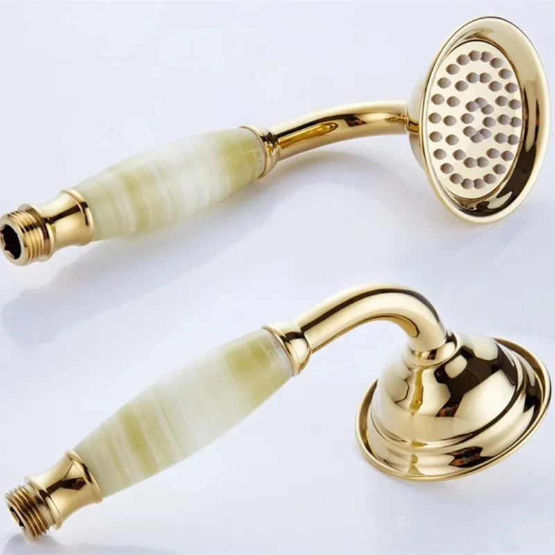 Afralia™ Rose Gold High Pressure Hand Shower Head for Antique Water Output
