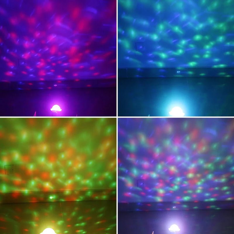 Afralia™ USB Disco Ball Light: Party Strobe DJ Sound Active Magic Effect Lamp