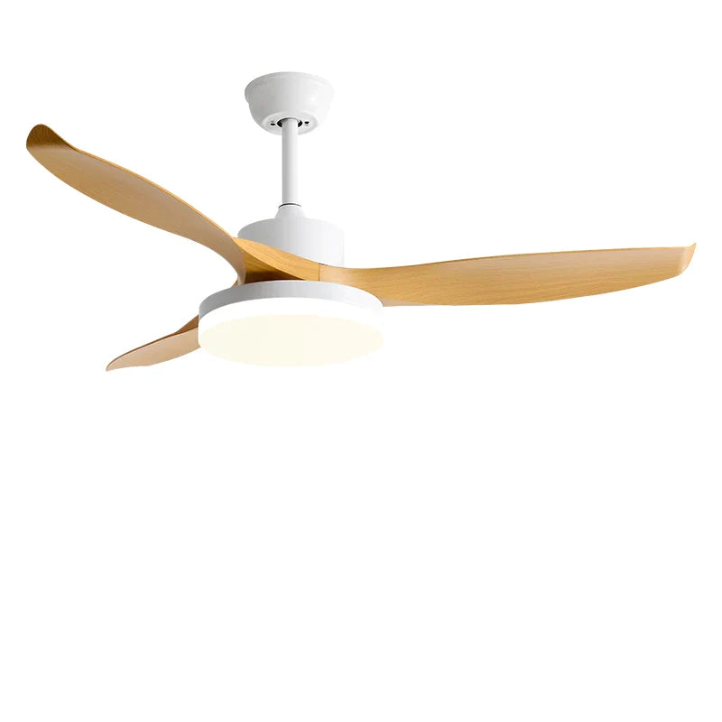 Afralia™ 52" DC Ceiling Fan with 3 ABS Blades and 60W LED Light, Remote Control