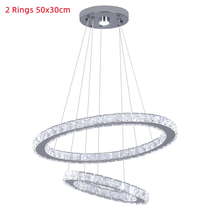 Afralia™ Crystal Pendant Chandeliers Modern Nordic Style Dining Room Living Room Lighting