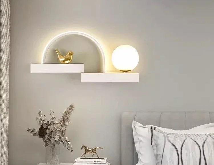Afralia™ Bird Wall Lights: Modern LED Nordic Living Room Lighting