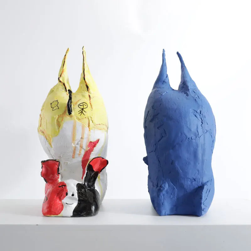 Afralia™ Cartoon Pig Handicrafts: Colorful Simulation Animal Figurine for Children's Room