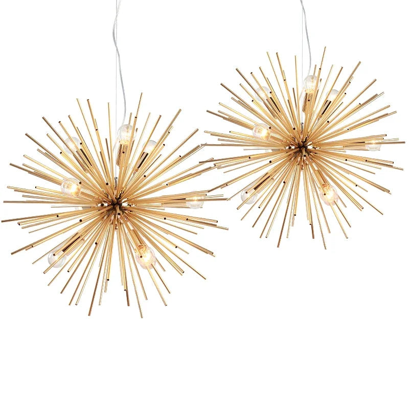 Afralia™ Geometric Ball Chandelier: Modern LED Lighting for Living Room and Dining Room