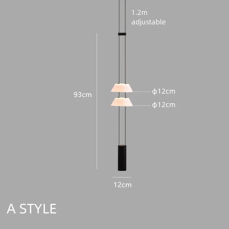 Afralia™ Circular Pendant Light: Modern Minimalist Hanging Lamp for Living Room, Dining, Bar