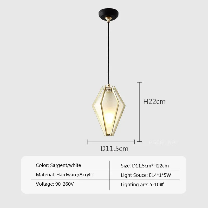 Afralia™ Modern LED Glass Pendant Light for Designer Home Decor and Cafe Bar Lighting