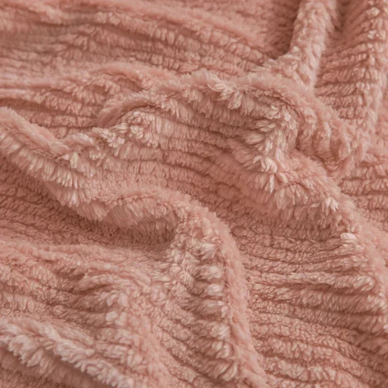 Afralia™ 2024 Winter Fleece Bedding Set King Queen Twin Double Duvet Cover Kit