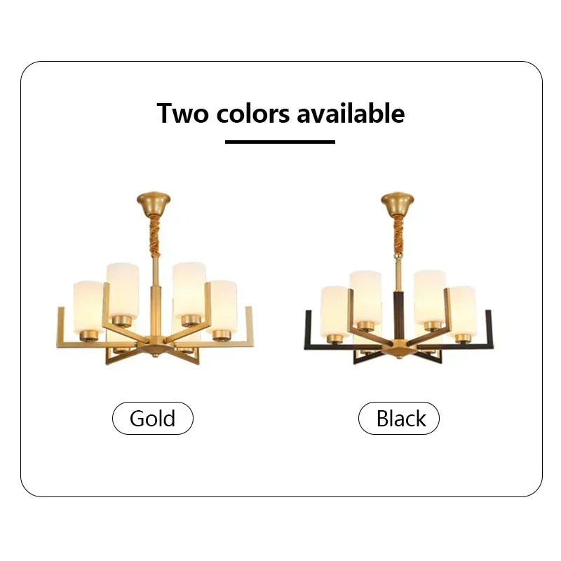 Afralia™ Retro LED Chandeliers for Home Decor – Elegant Lighting Fixtures for Living Room