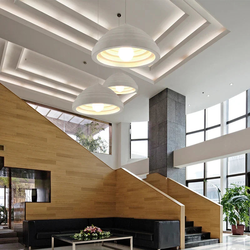 Afralia™ Wabi Sabi LED Pendant Light Nordic Minimalist Chandelier for Home Decor