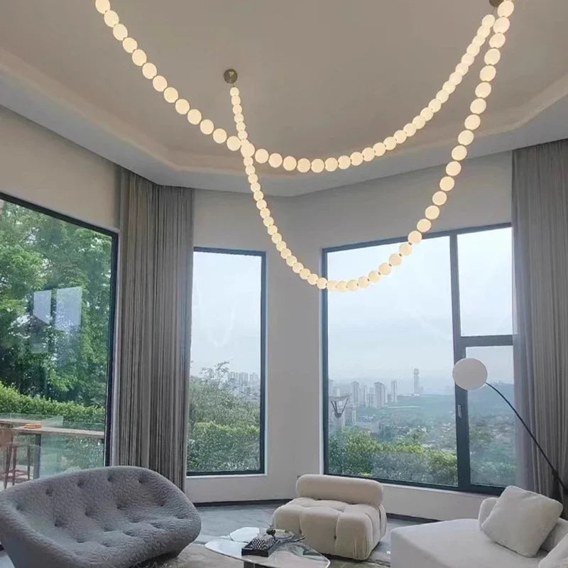 Afralia™ Modern LED Pendant Chandeliers for Living and Dining Rooms