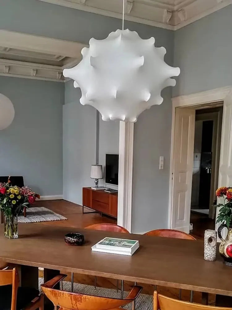 Afralia™ Elegant Silk Pendant Lamp for Home and Hospitality Lighting