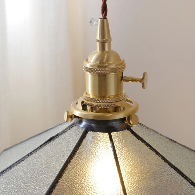 Afralia™ Gray Glass LED Pendant Light Fixture with Adjustable Hang Lamp