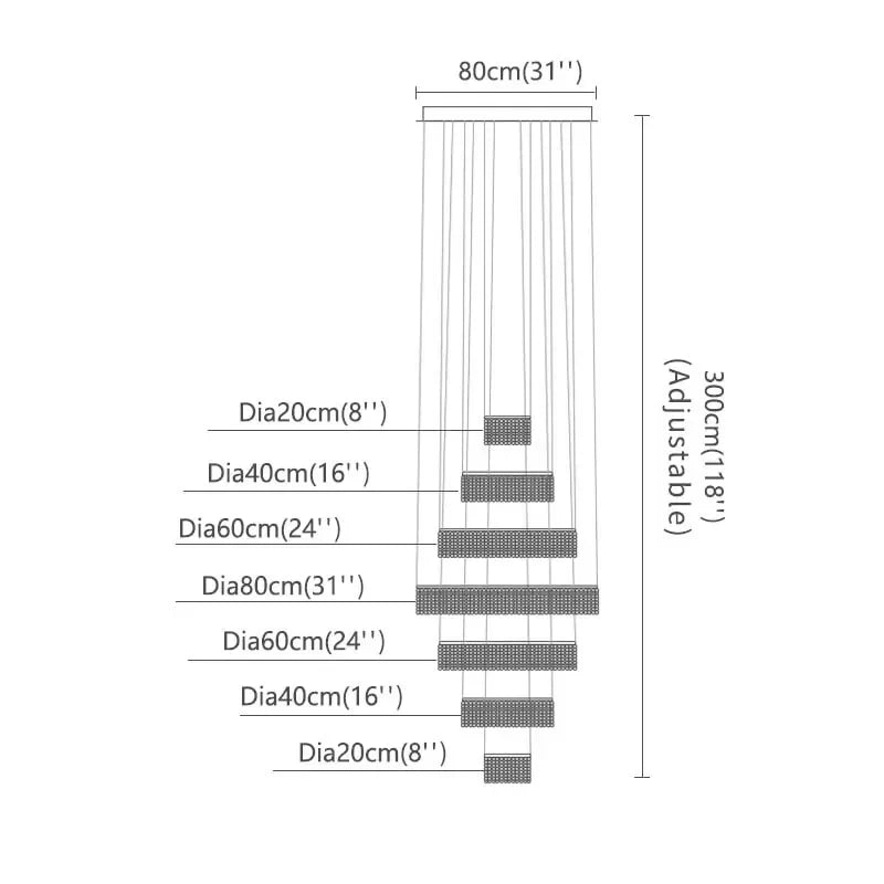Afralia™ Modern Crystal LED Chandelier Ring for Living Room Lobby - Chrome Finish
