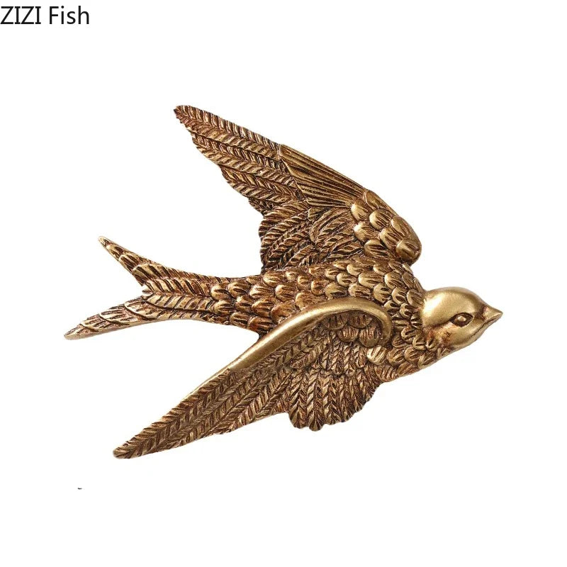 Afralia™ Dove Wall Hanging Hooks for Stylish Living Room Display