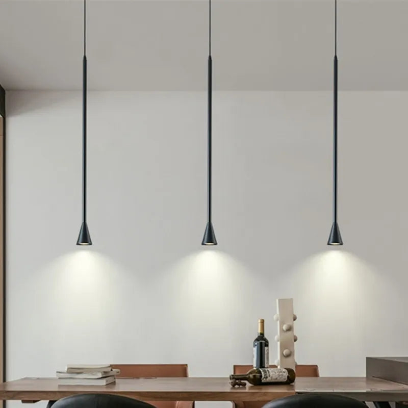 Afralia™ Nordic Minimalist Horn Pendant Light for Living Room and Bedroom