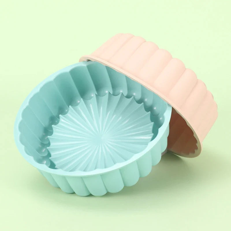 Afralia™ Silicone Airfryer Round Pot Tray Liner Pan Baking Mold Basket Accessories