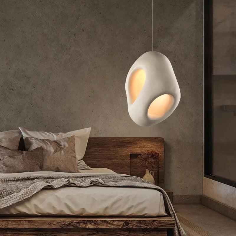 Afralia™ Wabi Sabi Pendant Lamp: Modern LED Hanging Light Fixture for Dining Room, Bedroom