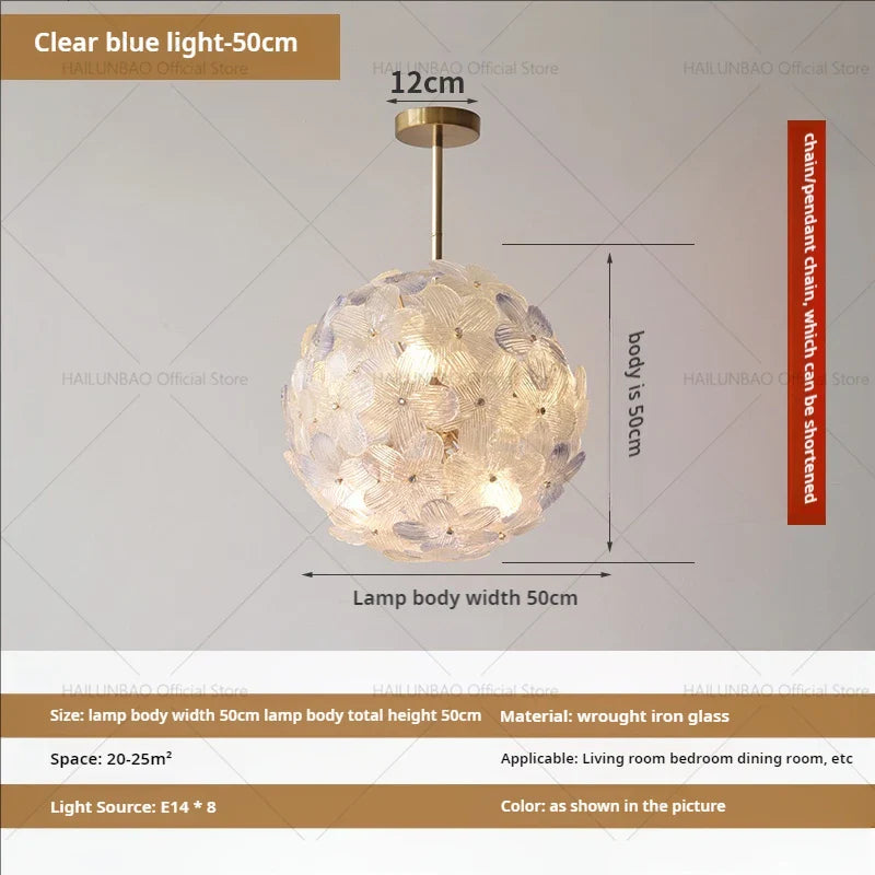 Afralia™ Sweet Cherry Petals Chandelier Study Lamps