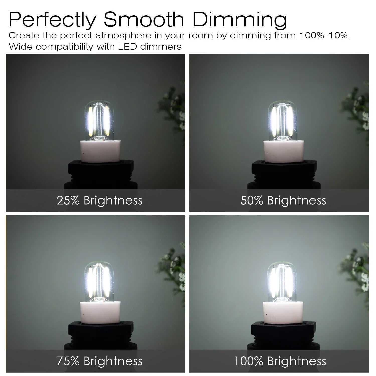 Afralia™ T20 LED Mini Night Light Bulb 1W E12 E14 Dimmable 2700K-6000K Refrigerator Edison Bulb