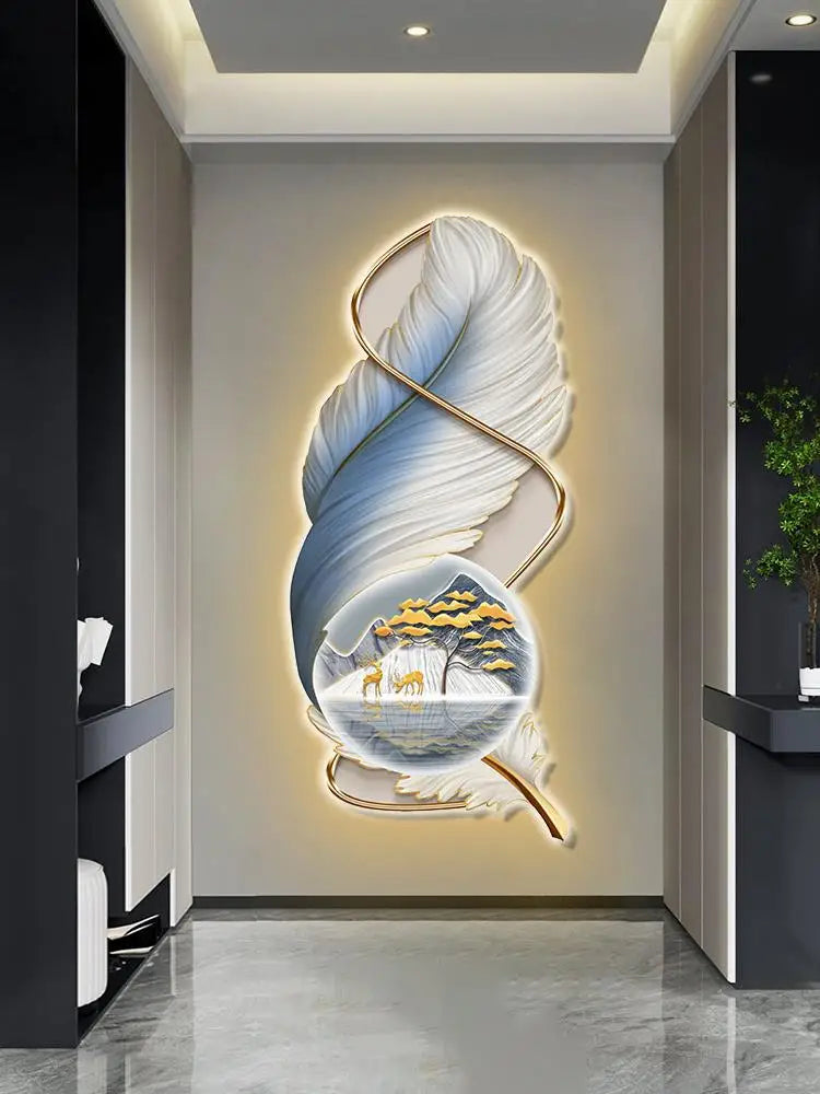 Afralia™ LED Wall Lamp: Modern Creative Decoration for Bedroom, Living Room, Study, Staircase