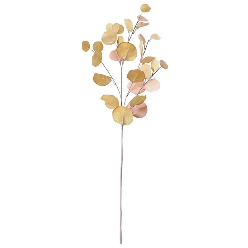 Afralia™ Pink Eucalyptus Leaf Fake Flowers Arrangement for Home and Wedding Décor