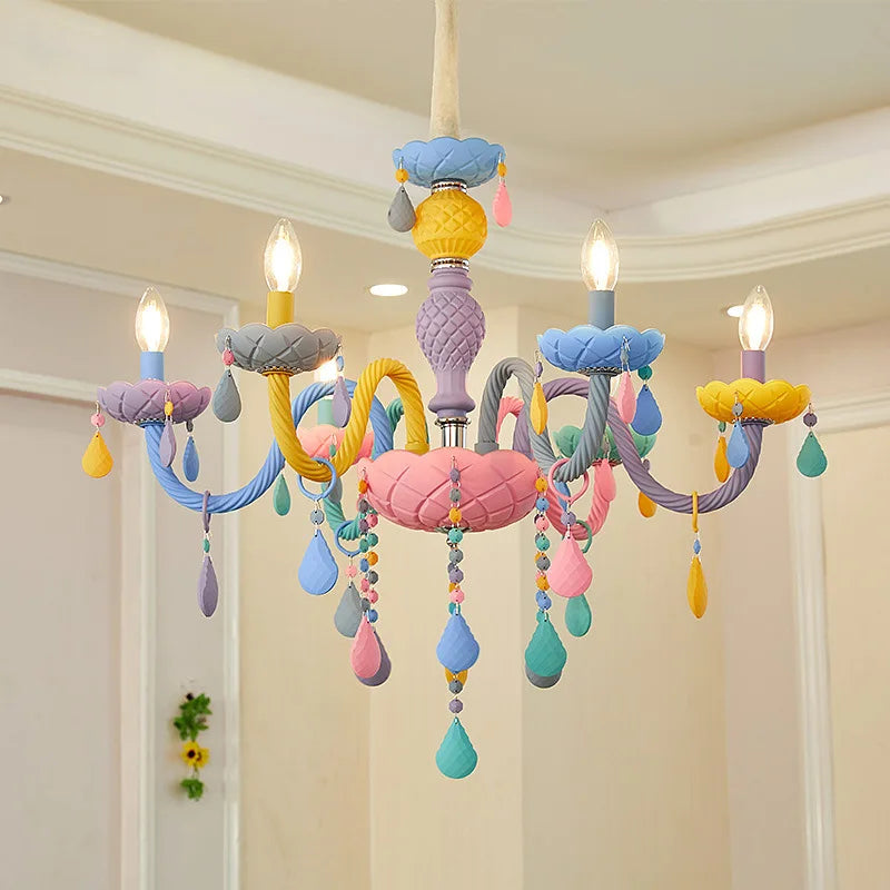 Afralia™ Nordic Girl's Chandelier for Bedroom and Living Room Decor