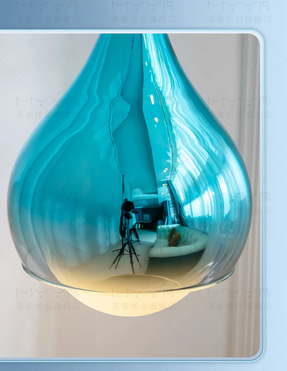 Afralia™ LED Water Droplet Ceiling Chandelier - Modern Bedroom Pendant Lamp
