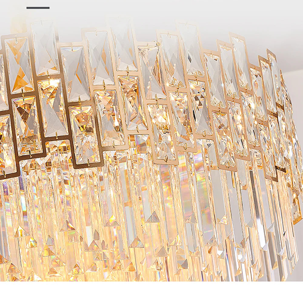 Afralia™ Modern Crystal Chandelier for High-End Living Room Decor Lighting