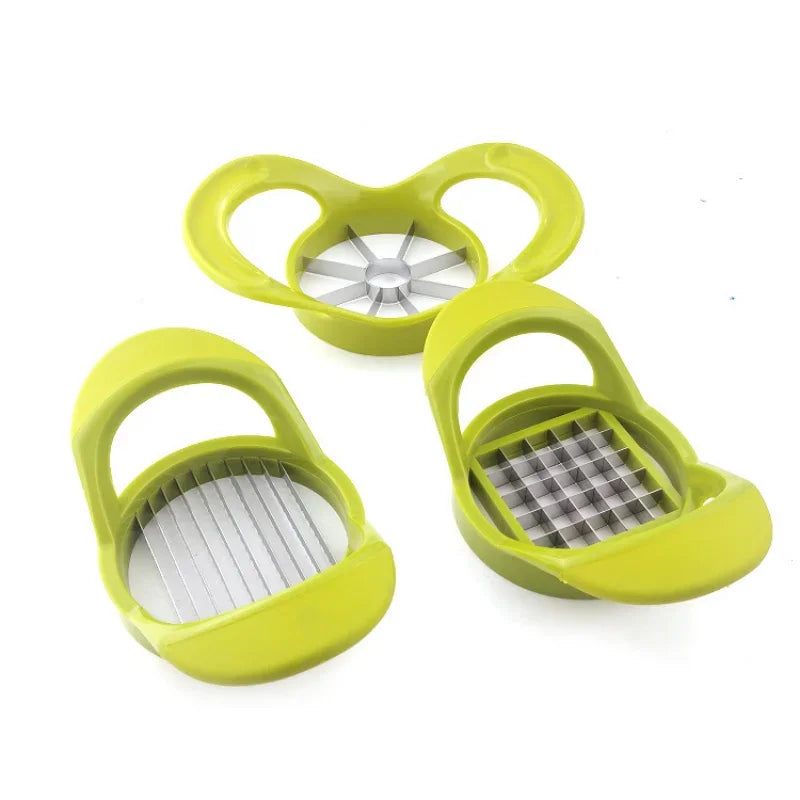 Afralia™ Stainless Steel Vegetable Cutter Slicer Multifunctional Kitchen Gadget Holder