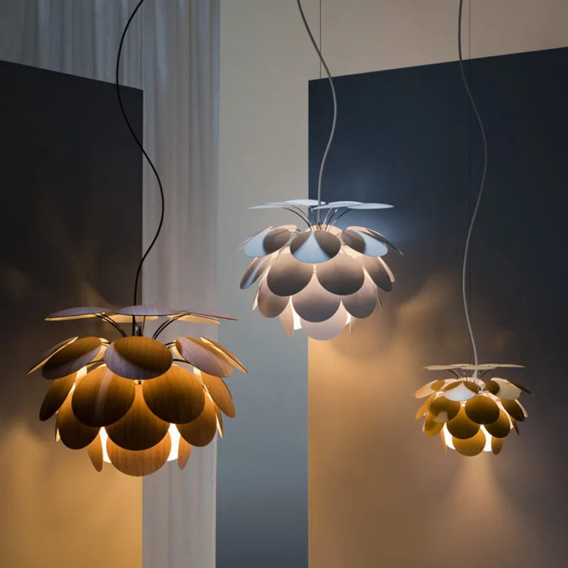 Afralia™ Pine Cone Pendant Chandelier with G9 Bulb - Designer Ceiling Light