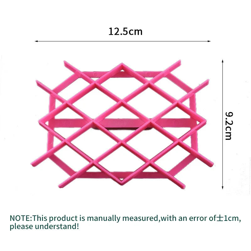Afralia™ Rhombus Cookie Cutter Embosser for Cake Decor & Pastries, Fondant Mold Diamond Pattern
