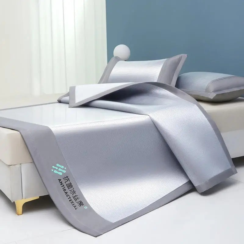 Afralia™ Cooling Sheet 3-Piece Set for Single Twin Bed - Antibacterial Ice Silk Technology