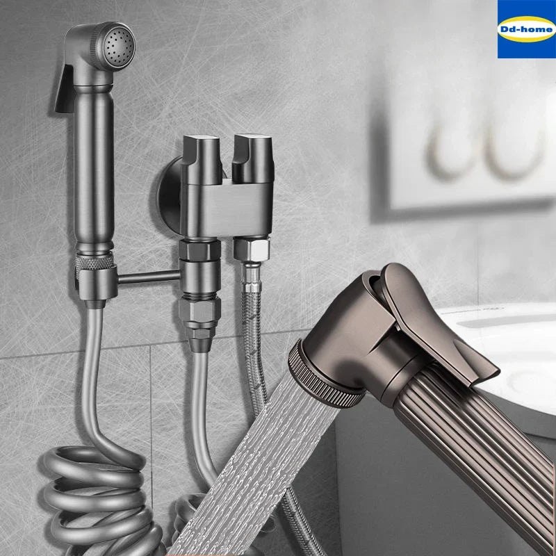 Afralia™ Handheld Bidet Sprayer Set Bathroom Shower Head with Accessories