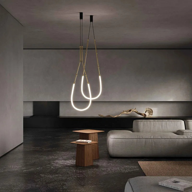Afralia™ LED Chandelier: Modern Minimalist Design for Luxury Home Decor