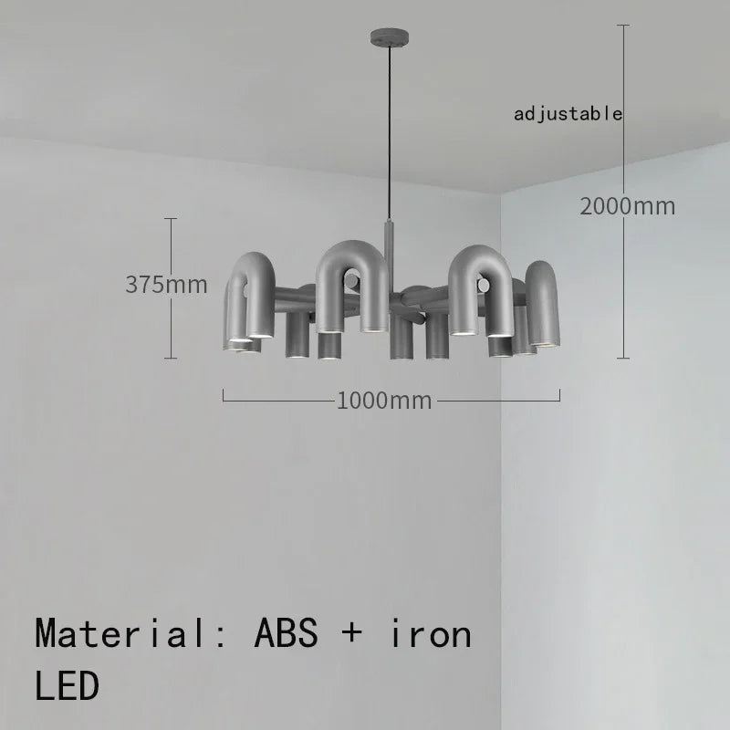 Afralia™ Modern LED Chandelier for Living & Dining Room.