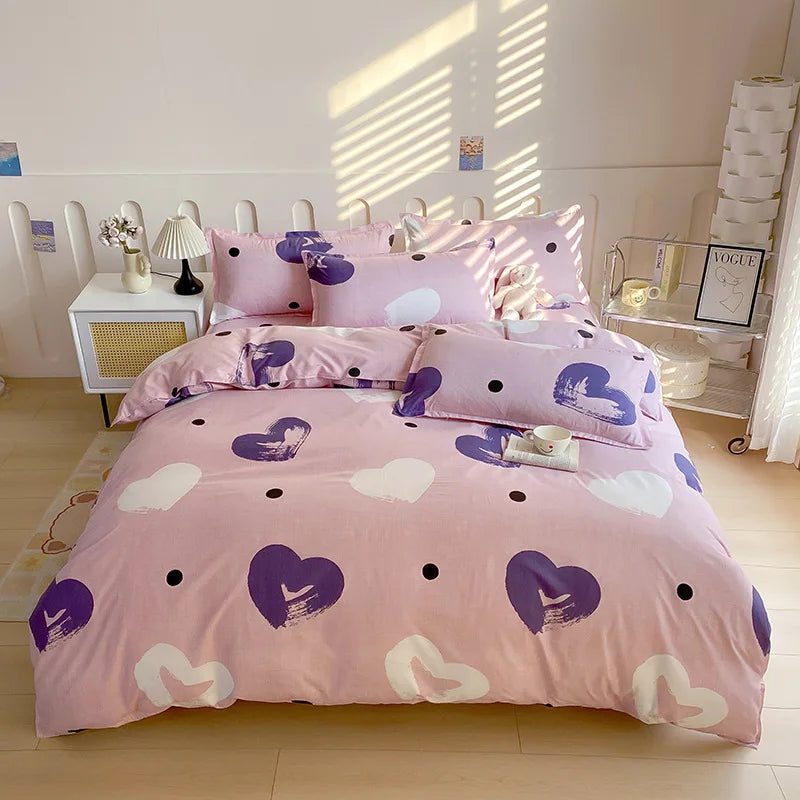 Afralia™ Leopard Print Soft Bedding Set Duvet Cover Kit - High Quality, Skin Friendly, Comfortable