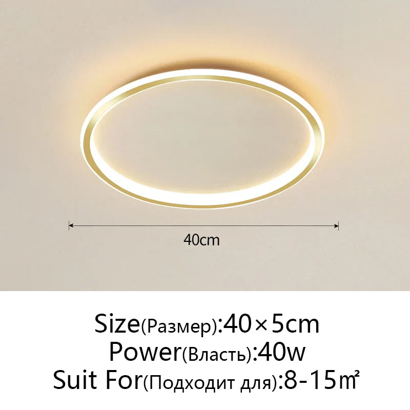 Afralia™ Dimmable LED Ceiling Light for Modern Nordic Home Living Room Lighting