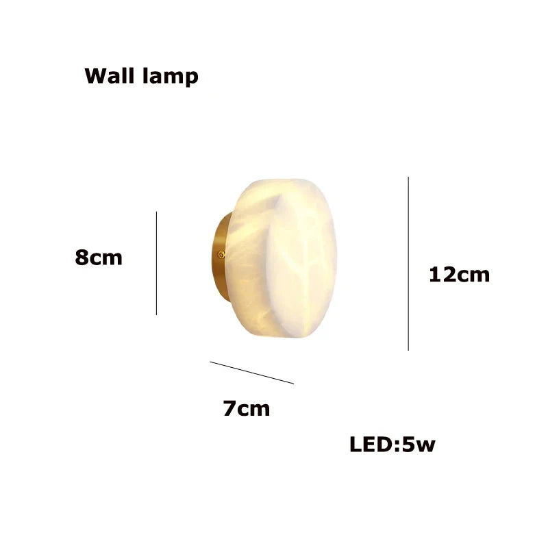 Afralia™ Gold Black Pendant Chain LED Lucite Chandelier - Indoor Bedroom Ceiling Light Fixtures