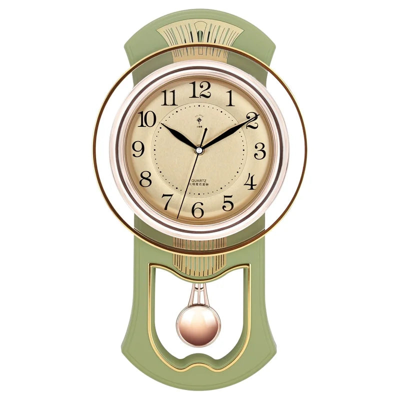 Afralia™ Vintage Silent Wall Clock Shabby Chic Home Decor