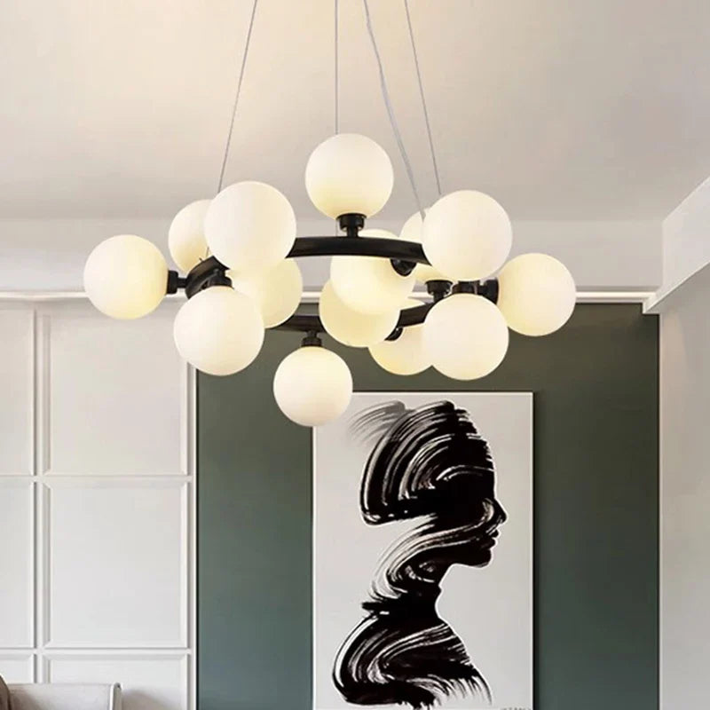 Afralia™ Modern LED Pendant Light Chandeliers for Living Room Dining Room Home Decor