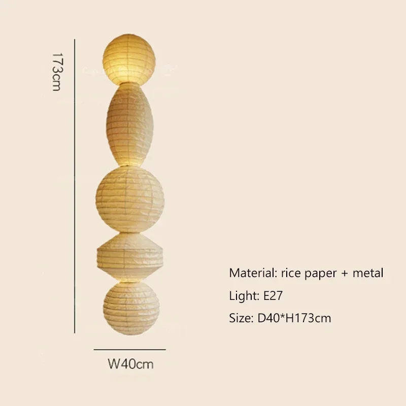 Afralia™ White Rice Paper Pendant Light: Japanese Farmhouse Hanging Lamp for Home Dining Stairwell